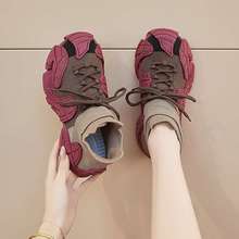 袜子鞋女2025春夏季新款显脚小网面透气网鞋百搭运动休闲老爹鞋潮