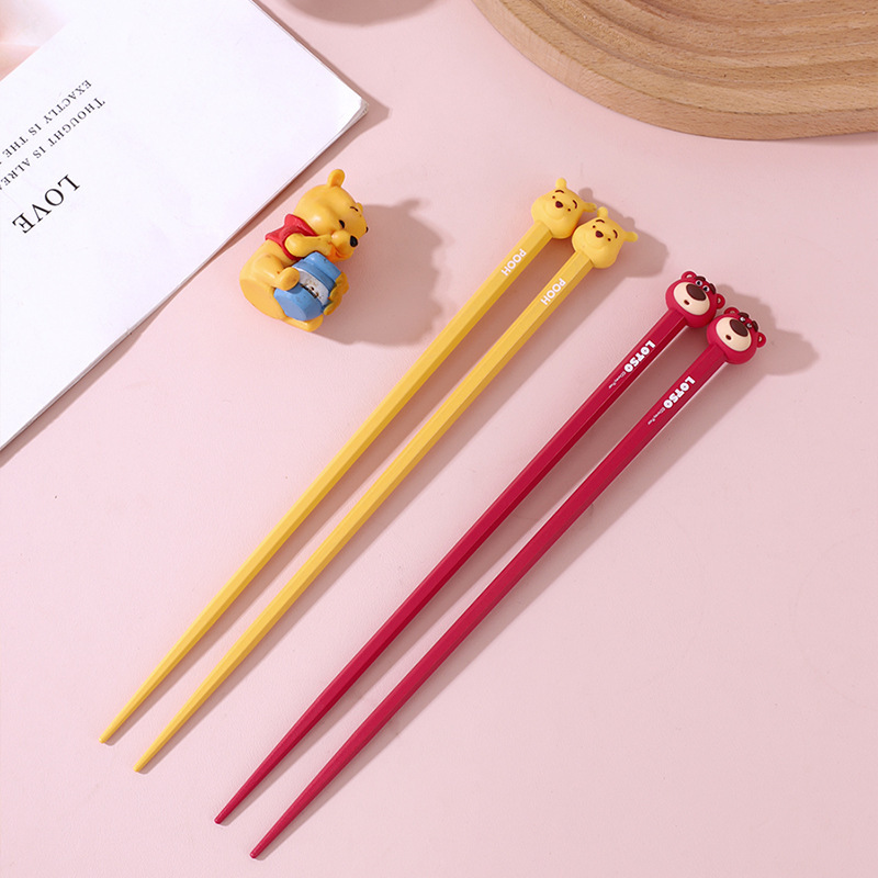 Disney Winnie Chopsticks 2024 New Model Household Antibacterial Anti-Mold High-End High-Temperature Resistant Individual Chopsticks for Family Meal Sharing Disney Winnie Chopsticks 2024 New Model Household Antibacterial Anti-Mold High-End High-Temperature Resistant Individual Chopsticks for Family Meal Sharing