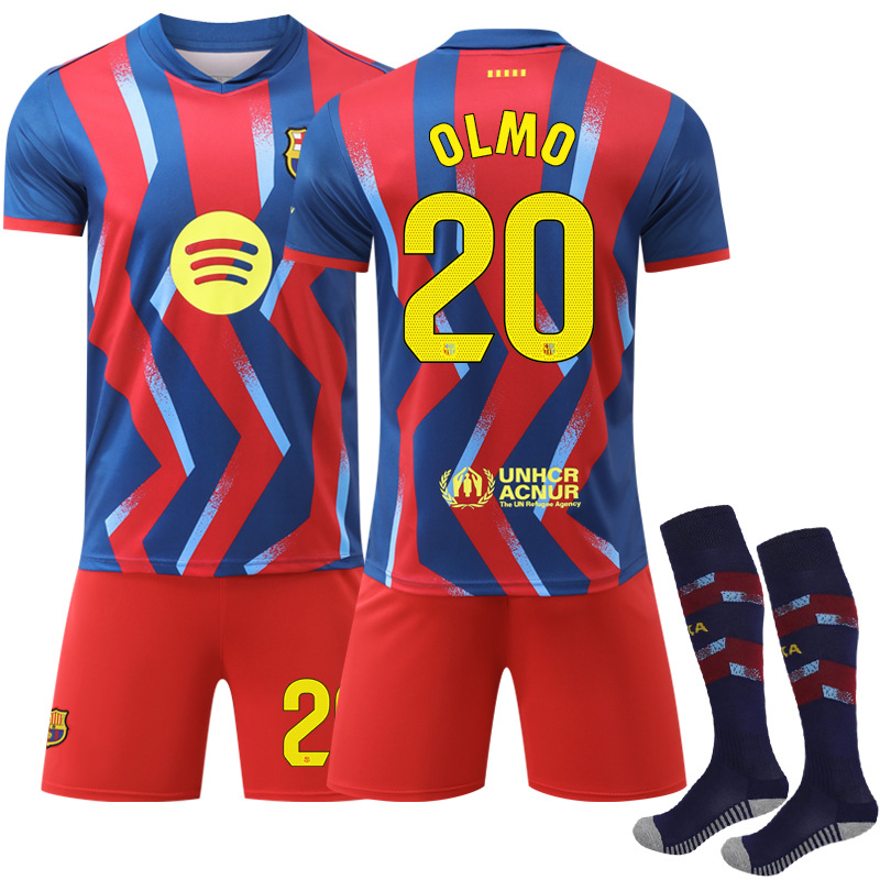 Conjunto de Uniforme de Fútbol N° 10 de Poliéster para Deporte y Fútbol