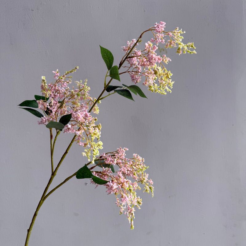 模擬花、大枝、槐の花、紫雲英、霧の枝、シルクフラワー、テーブルフラワーアレンジメント、装飾フラワーアレンジメント、玄関フラワー|undefined