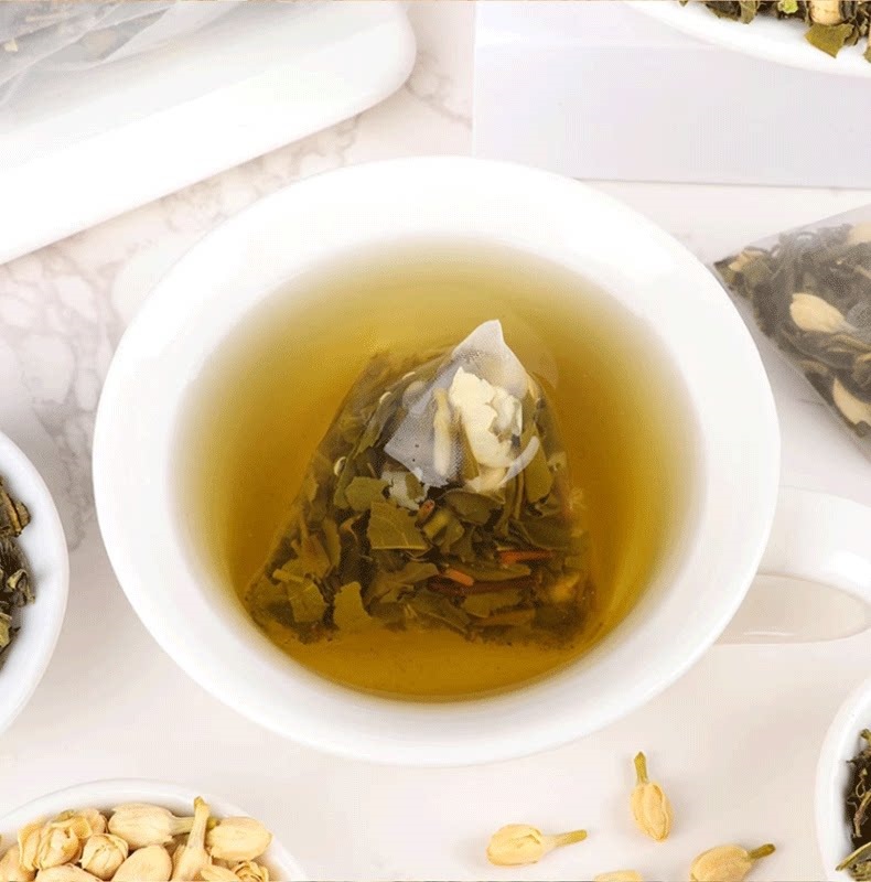Jasmine Green Tea Bags Strong Aroma Cold Brew 2024 New Tea 150 Bags for Milk Tea Shops specifications