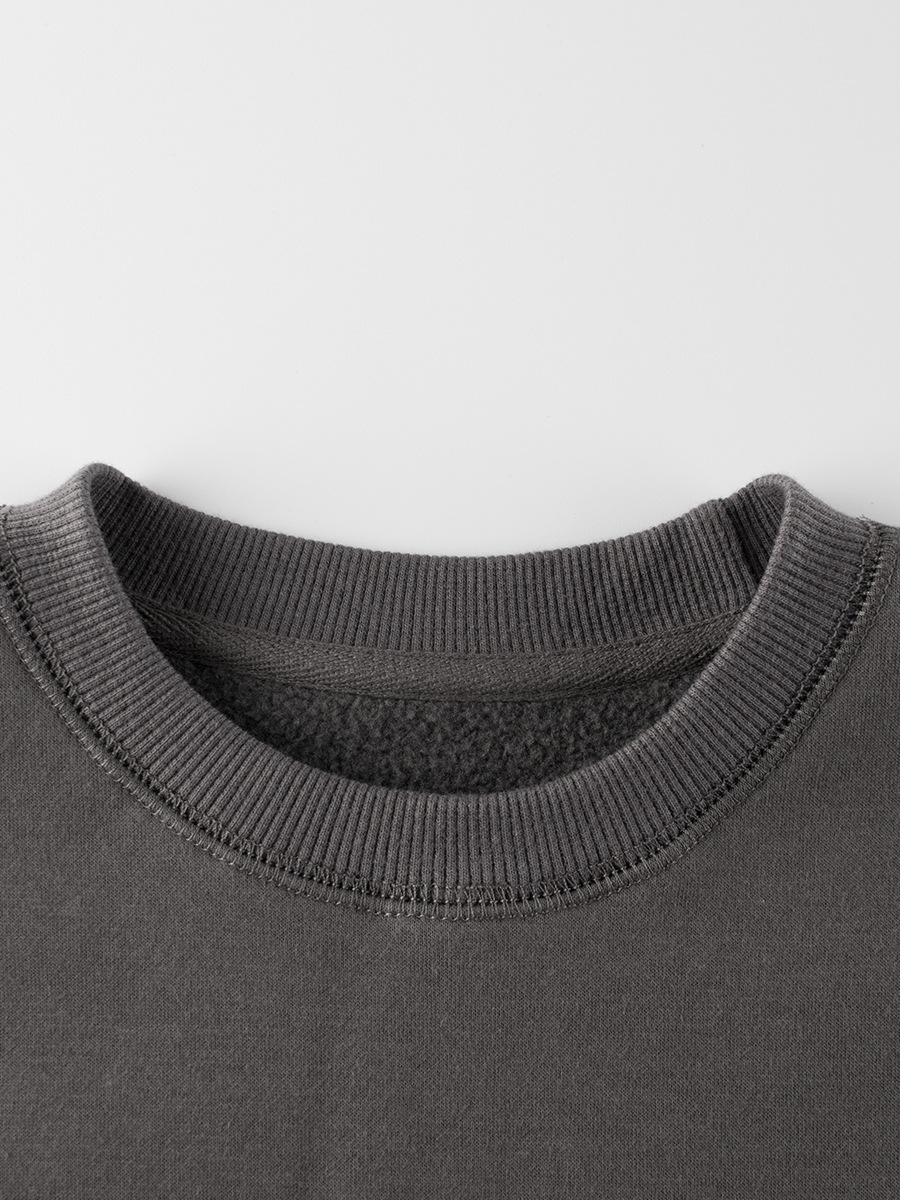 GRrr ropa para niños transfronteriza Otoño e Invierno suéter mediano y grande para niños con forro polar para hombres y mujeres camisa pullover suministro en vivo entrega de una pieza