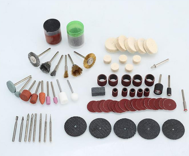 电磨电钻电批100件套装配件DIY多件套打磨抛光切割钻孔研磨工具头