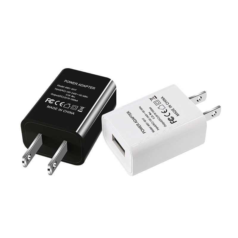 5V1A 미국 표준 검정색