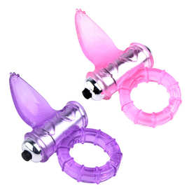 舌型震动环锁精环套男用品性震环羊眼圈夫妻情趣阳具震点金刚共振