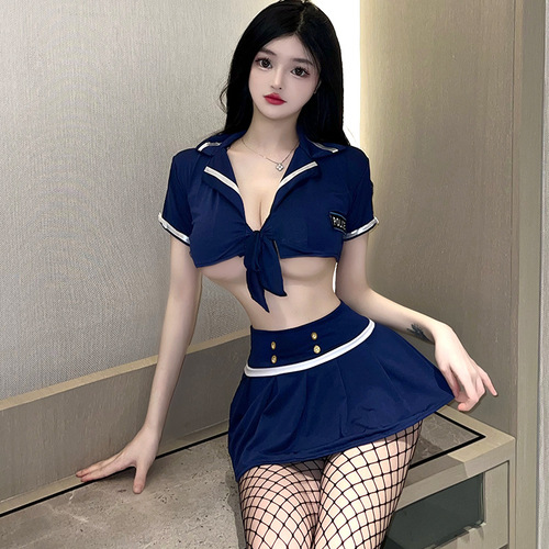 Fan Lei sexy sexy lingerie stewardess maid outfit flirting secretary hot passionate uniform nightgown set