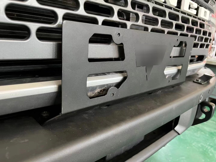 Suitable for Modified Rear License Plate Frames of the Ford Bronco, Imported Front License Plate Frames for the Ford Bronco, License Plate Base for Standard Chinese License Plates