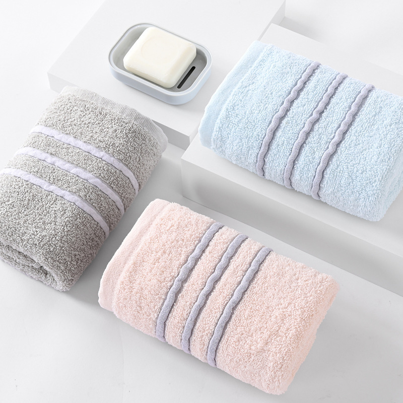 タオル純綿卸売り家庭用カップルは柔らかい吸水で厚いポリエステル綿洗顔タオル綿のタオルプレゼント刺繍|undefined
