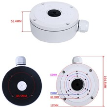 铝合金DS1650藏线盘加厚半球圆盘吸顶电源线转盘收线器监控藏线盒