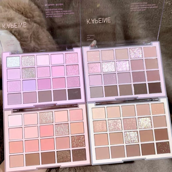 K'APEINE 20 Color Eyeshadow Plate Pearlescent Matte Full Series Color Number Daily One 20 Color Eyeshadow