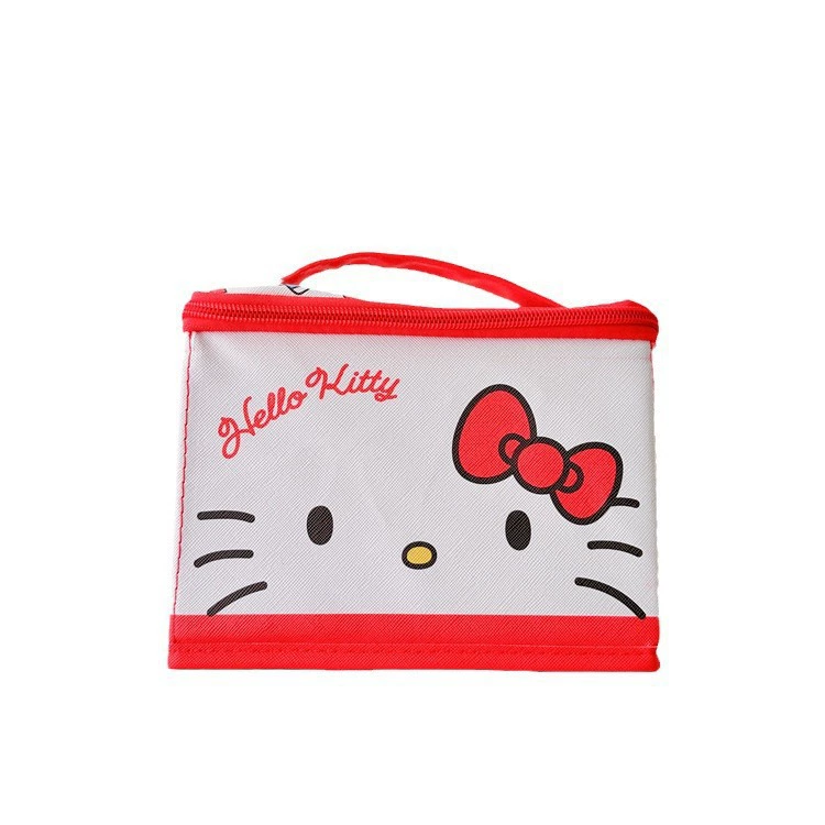 Japanese cute foldable handheld storage box, makeup box, stationery