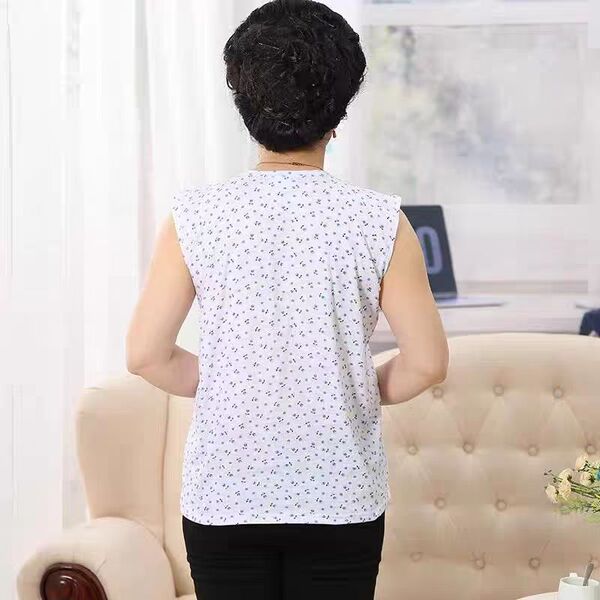 Cotton thin summer vest sleevless