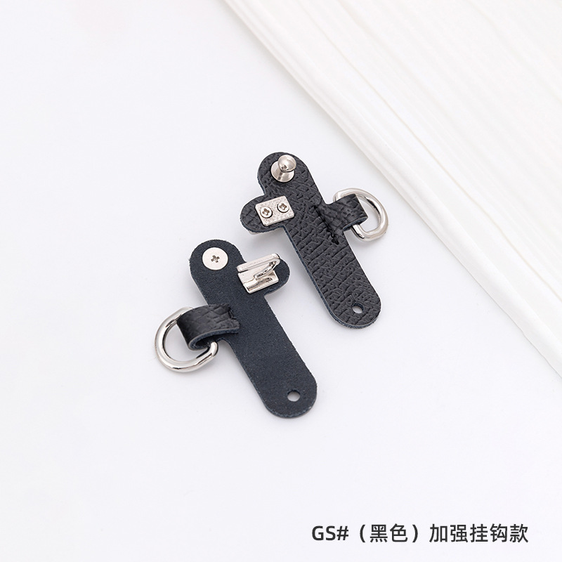 (black silver buckle) 2 reinforced hook models