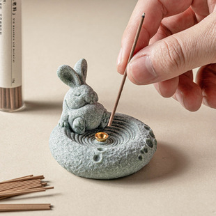Manufacturer's Twelve Zodiac Rabbit Tea Ceremony Ornaments, Incense Holders, Living Room Coffee Table, Tea Table Decorations, Cute Tea Pet Ornaments