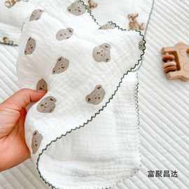 纱布宝宝小枕头婴儿定型枕新生0到6个月以上防偏头纠正头型枕透气