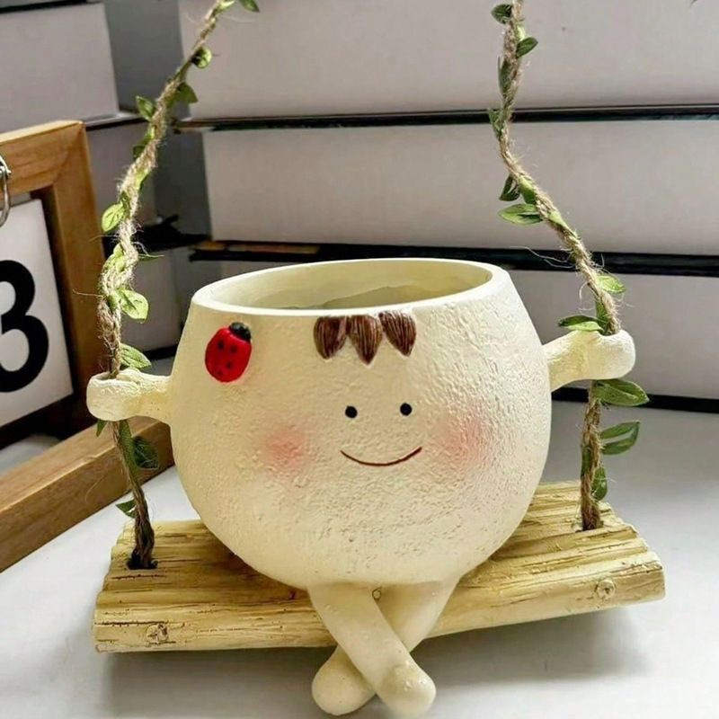 Transfronterizos nuevos bonitos y carnosos osciladores artesanías de macetas personales para el hogar decoración de jardín al aire libre