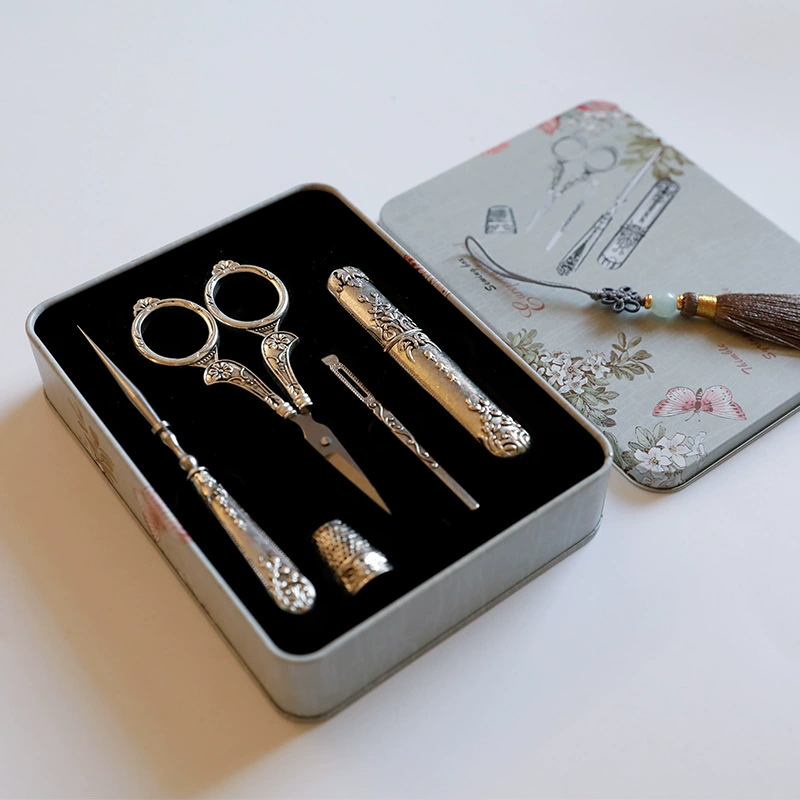 Пretro scissors stainless steel, набор инструментов, с вышивкой