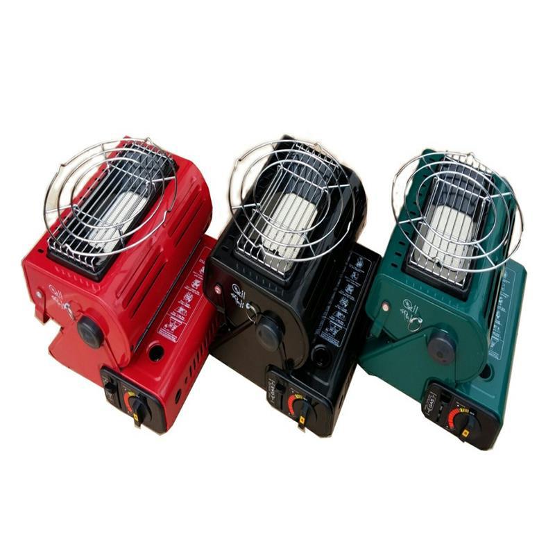 Al aire libre interior portátil de doble uso calentador coche pesca camping gas calentador gas