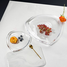 玻璃果盘 客厅创意家用糖果干果水果盘子欧式大号果斗果盆