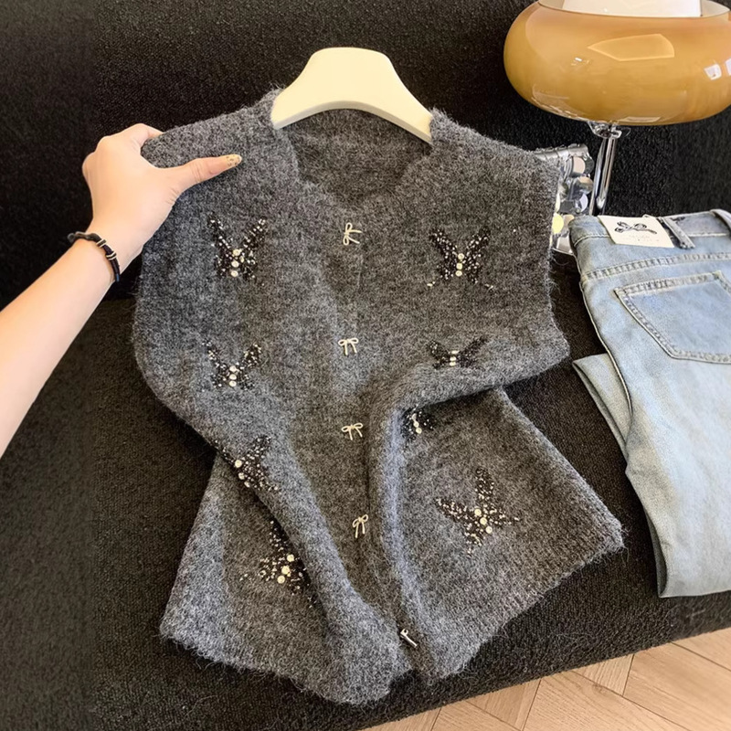 Fashionable Bow-Knot Knitted Vest for Women, New Autumn and Winter Style, Layered Cardigan Sweater Top for Women A9974 Fashionable Bow-Knot Knitted Vest for Women, New Autumn and Winter Style, Layered Cardigan Sweater Top for Women A9974