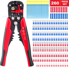 跨境货源 260pcs盒装管型冷压端子扎带钳子组合 电线端子接线套装