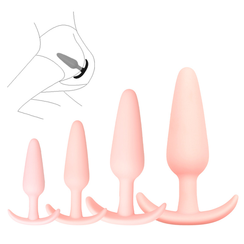 Silicone Anal Beads Set, 4-Piece Graduated Anal Plug Kit for Couples — detail image 5