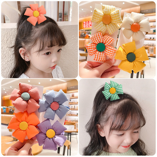 Children's hairbands for girls, flowers, little girls, ponytail balls, hairbands, hairbands, girls' rubber band hairbands