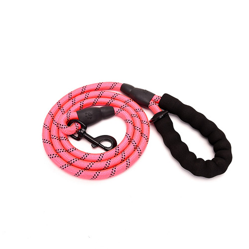 Pet leash of any length, pet supplies, dog walking rope, reflective leash, foam handle, pet supplies