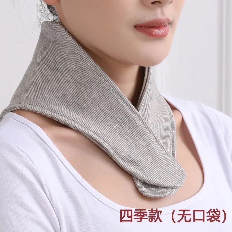 纯棉护颈椎护脖小围脖男女空调房防寒护颈带保暖脖子月子脖套神器|undefined