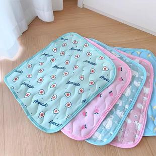 Pet ice pad summer cooling ice silk sleeping pad cat cool pad dog kennel dog pad cool breathable pet pad supplies wholesale