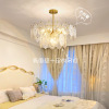 Lights, modern and minimalistic crystal pendant for living room, ceiling lamp, light luxury style