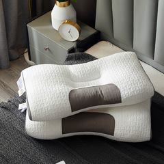 SPAマッサージ枕 シングル枕芯 首保護 大人用睡眠枕 ファイバーパーツィオンマッサージ 頸椎枕 中低枕