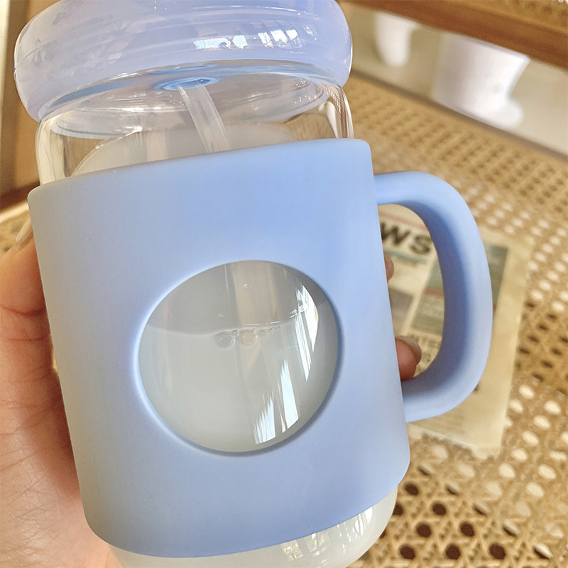 Simple Portable Glass Water Cup display picture 1