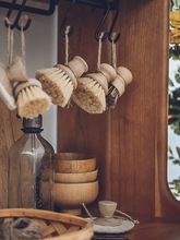天然剑麻丝瓜瓤洗锅刷厨房家用洗碗刷圆形毛刷子刷锅刷碗清洁