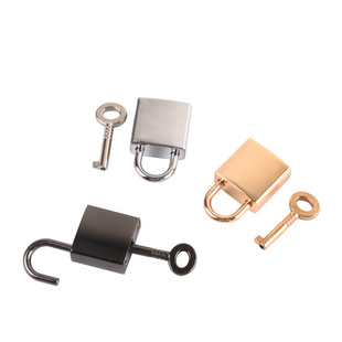 Square Padlock Key Small Lock Toy Treasure Box Lock Hanging Diary Hardware Padlock Wholesale Manufacturer