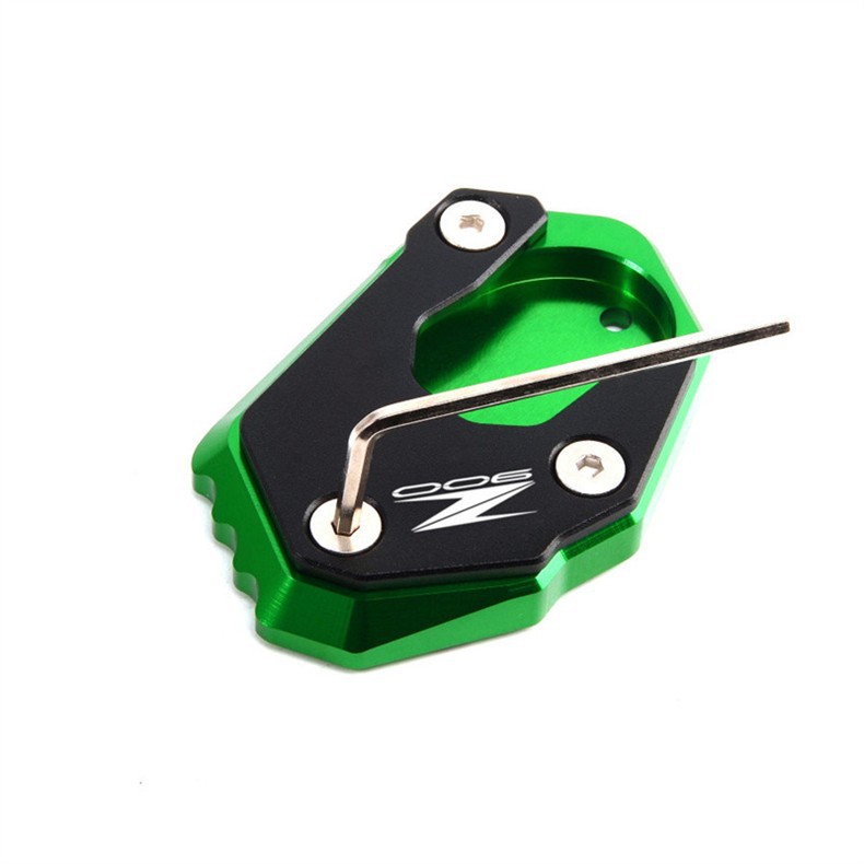Kawasaki Z900/Z900Se 17-23 Modified Aluminum Alloy Kickstand Side Support Enlarged Base and Widened Pad Accessories