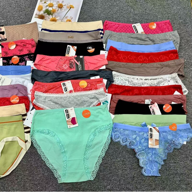 U0215 # Mixed Brand Women's Underwear, Assorted High-End Women's Briefs in Various Colors, Wholesale. U0215 # Mixed Brand Women's Underwear, Assorted High-End Women's Briefs in Various Colors, Wholesale.