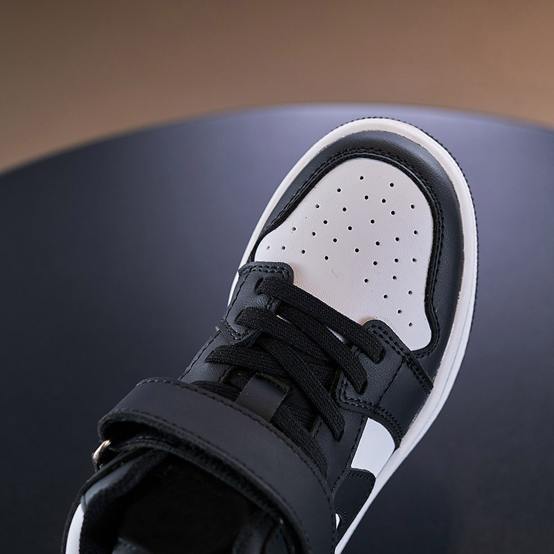 Barnskor 2023 höst och vinter nya barnbasketskor mode trend pojkar casual skor flickor höga toppar_voghion.com