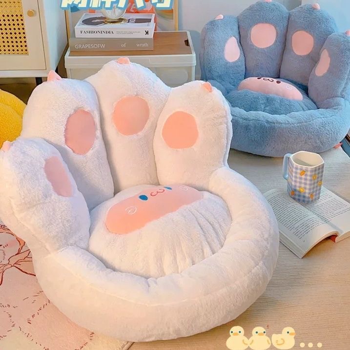 Gato garra cojín suelo perezoso sofá tatami futón dormitorio ventana flotante doméstica alfombra junto a la cama oficina sentada