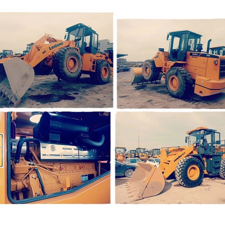 Línea especial de exportación de Dongguan de segunda mano Liu Gong 50 cargador 850H carretilla elevadora