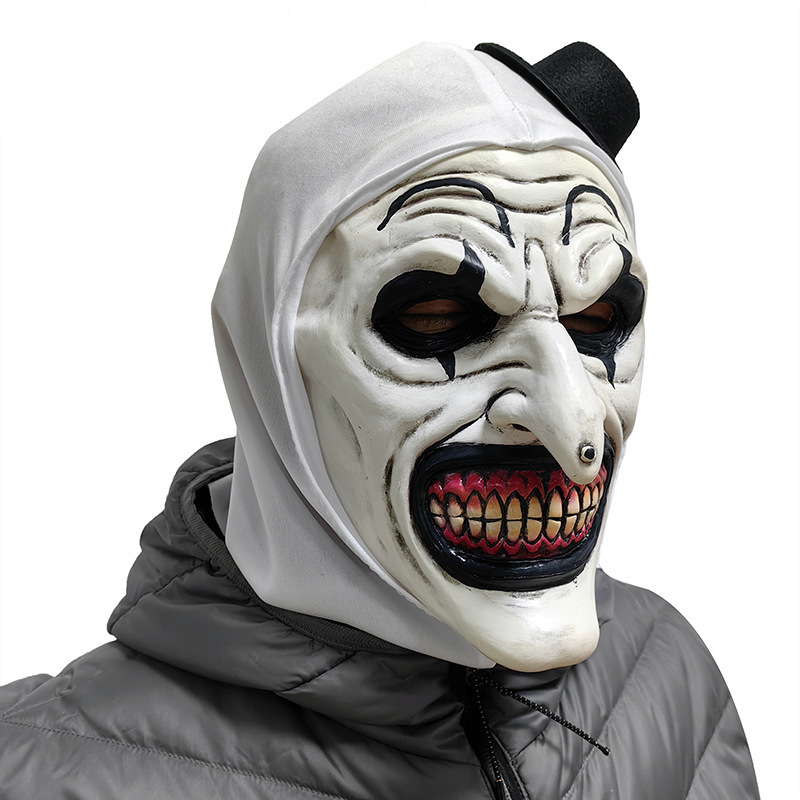 ハロウィン魂を揺さぶるピエロコスプレ衣装血まみれのホラーコスプレ怖いクロスボーダーステージパフォーマンス衣装|undefined