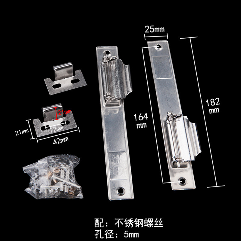 Sukopu Acero inoxidable 90-tipo anticuado puertas de aleación de aluminio y ventanas automática colisión gancho cerradura corredera puerta de la ventana de la cerradura antirrobo