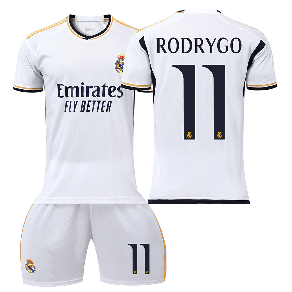 2324 Camiseta de fútbol del Real Madrid No. 7 Vinicius 5 Camiseta Belingham Mbappé 10 Modric Cross-border