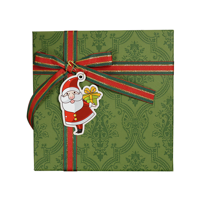 礼物盒橙色口红礼盒化妆品包装盒香水精油天地盖礼品盒子圣诞礼盒