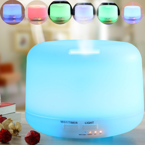 Cross-border 500ML air humidifier usb home aromatherapy machine unprinted same style ultrasonic spray 300ML foreign trade
