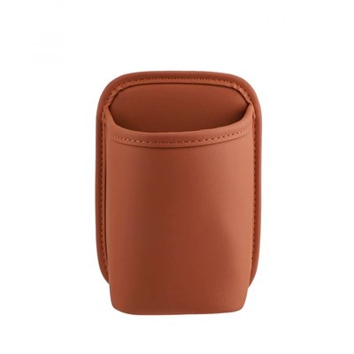 Car door side drink cup holder, in-car phone storage box, car seat back storage box, storage bin (Car cup holder/beverage holder) - car-door-cup-holder-orange