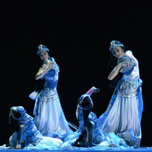 天浴舞蹈服装原版新款藏族演出服女成人开场舞大摆裙广场舞少数民