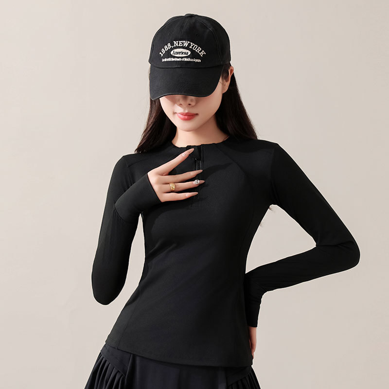 テニス服女性秋冬ランニングスポーツスーツ2024新型朝ランニング服ファッションヨガスカート長袖フィットネスウェア