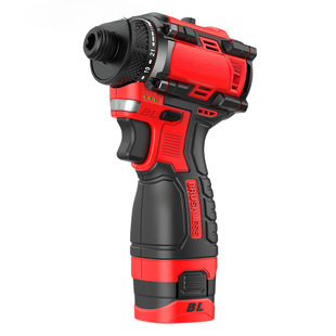 Chigo brushless lithium driver machine multifunctional household electric screwdriver electric drill rechargeable screwdriver
