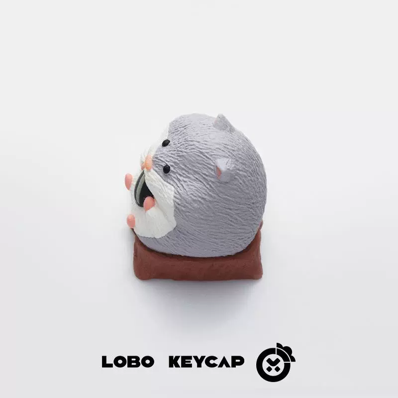 ЛОБО серия хомячка Pudding Maci resin keycap для механической клавиатуры - персонализированныйby 无限键造